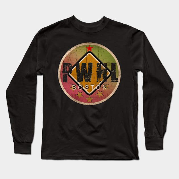 PWHL - BOSTON Long Sleeve T-Shirt by Kokogemedia Apparelshop